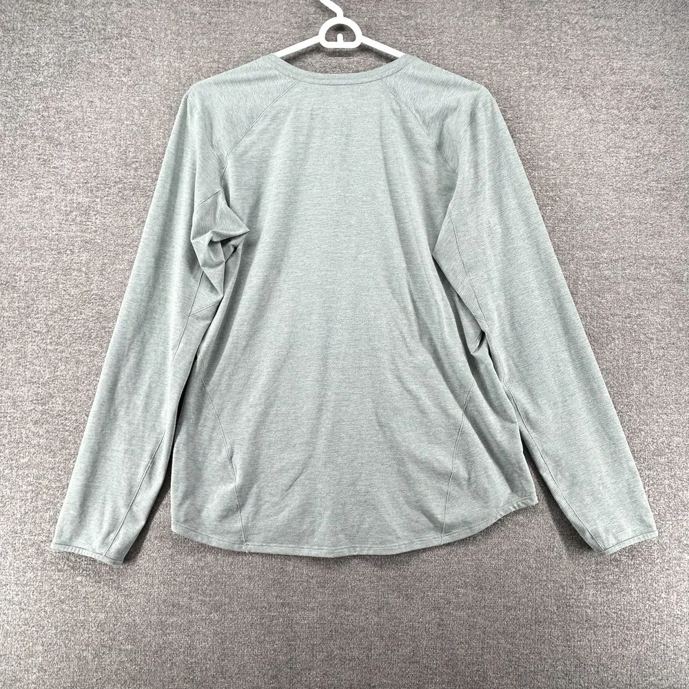 Arcteryx Kadem Henley Long Sleeve Top Women Size Medium Green Hiking - Picture 2 of 8